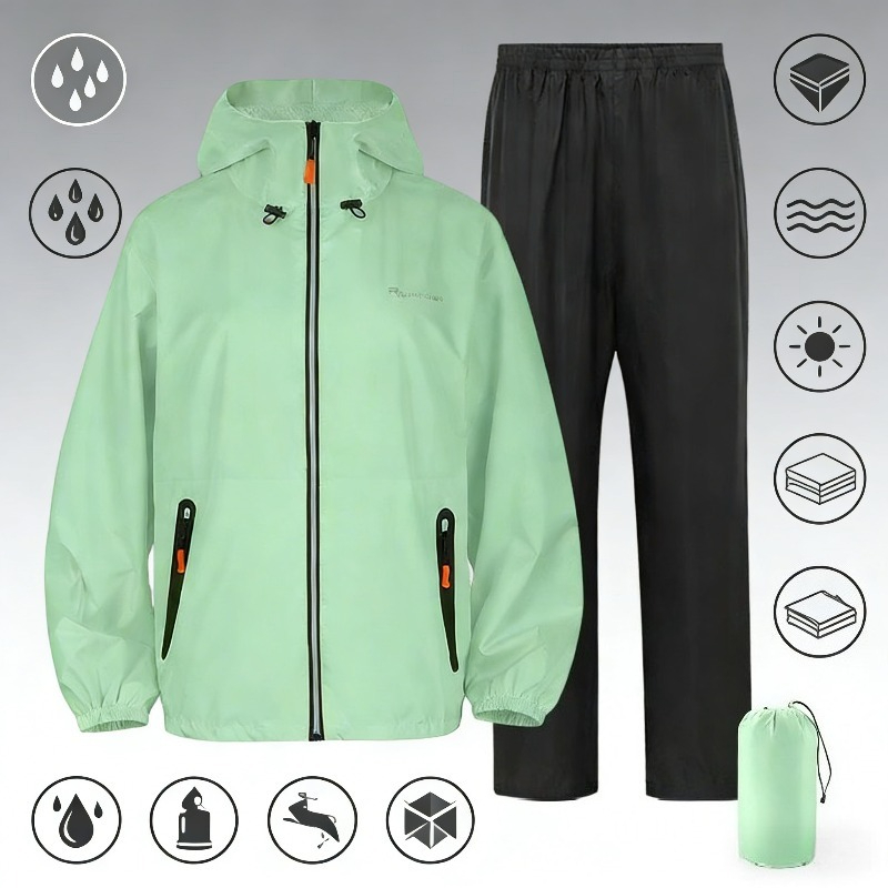 Waterproof Rain Suit Set Full  - Fishing Rain Suit review and price